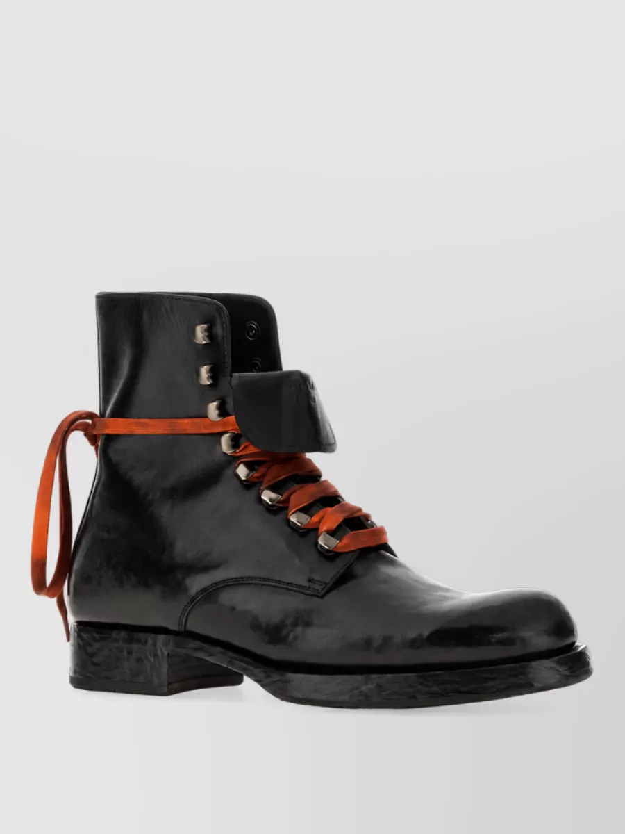Prada leather derby shoes