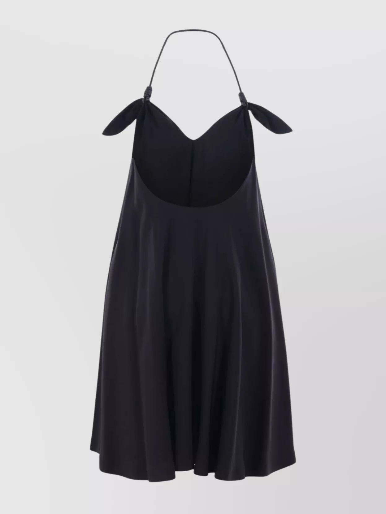 Loewe Short Dress With Halterneck And Open Back