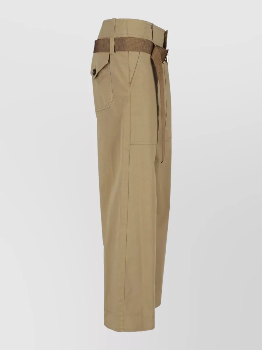 Seafarer Straight-Leg Wide-Leg Trousers