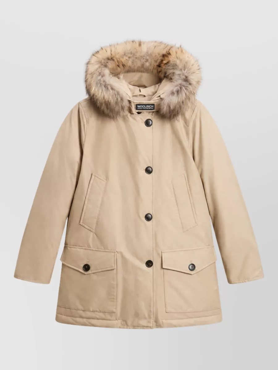 Woolrich down arctic detachable fur puffer jacket