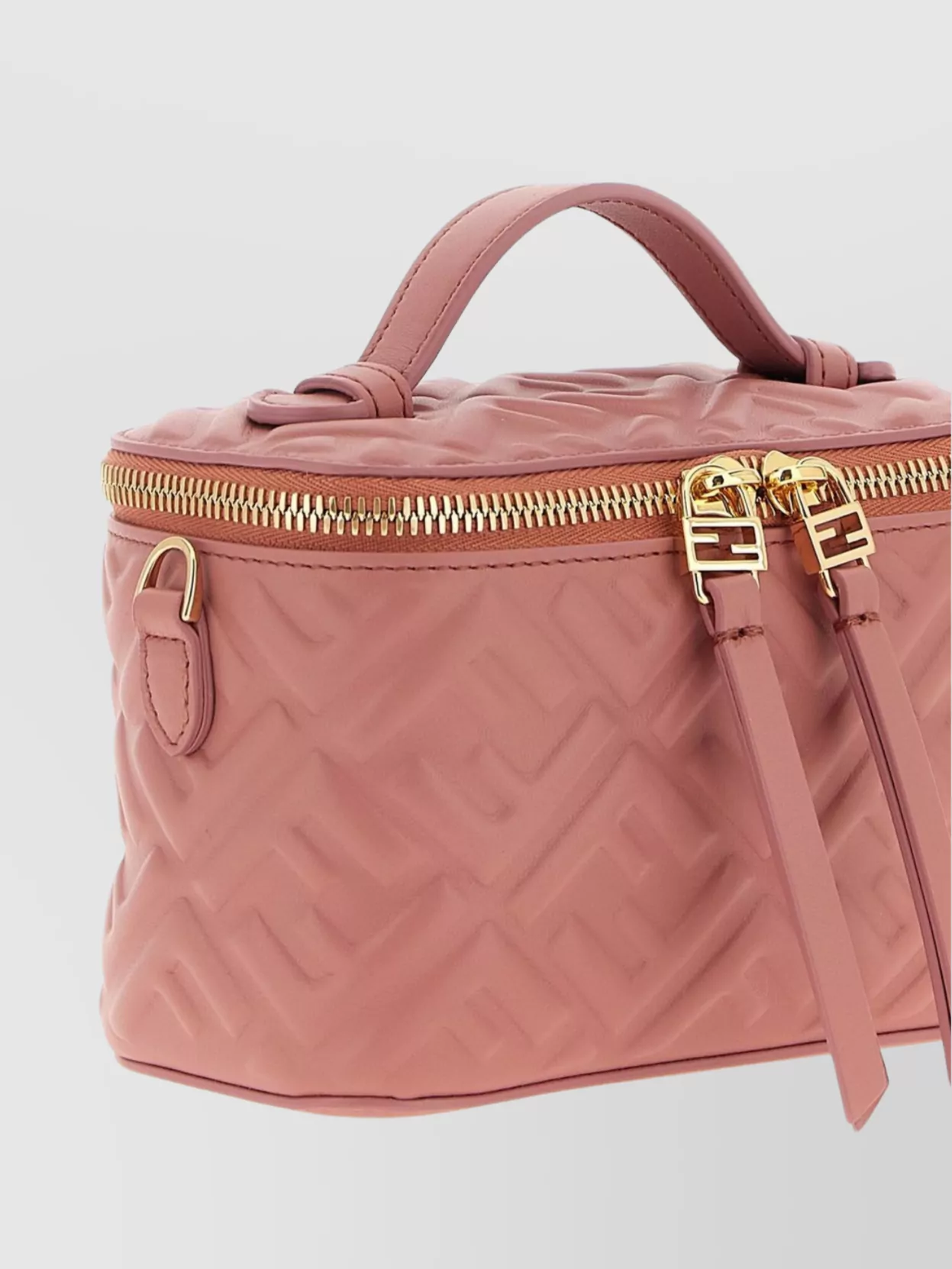 Fendi Quilted Texture Top Handle Handbag