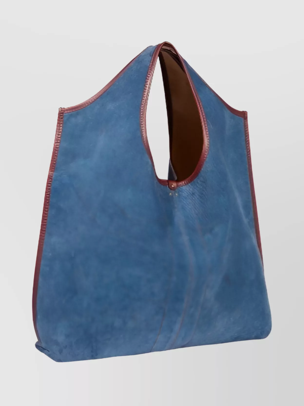 Jérôme Dreyfuss Two-tone Shoulder Bag Dual Top Handles In Blue