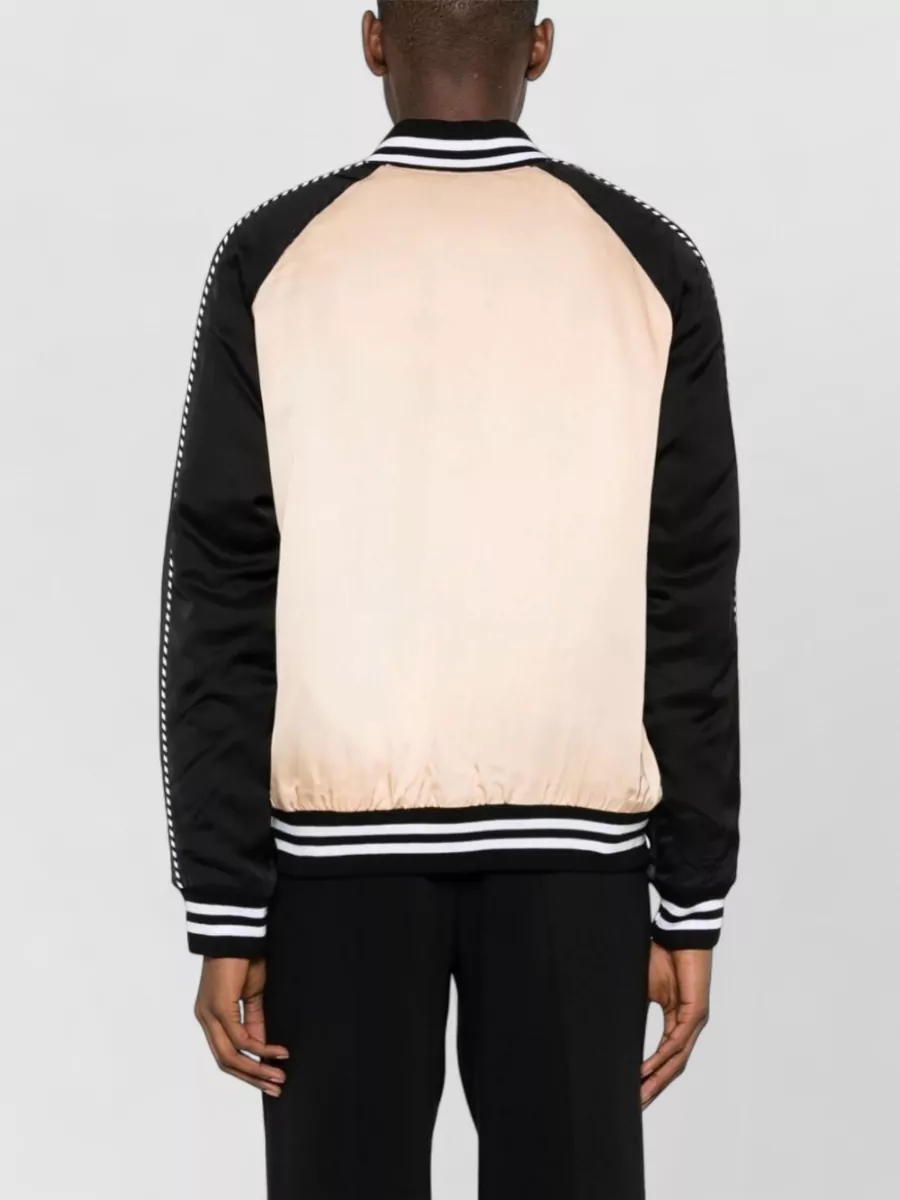 Blue Sky Inn Padded Graphic-Print Varsity Bomber Jacket