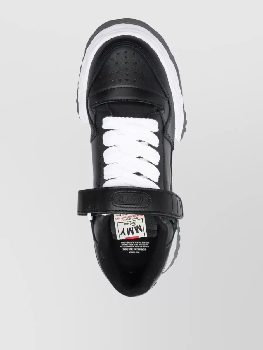 Maison Mihara Yasuhiro Leather Low-Top Sneakers