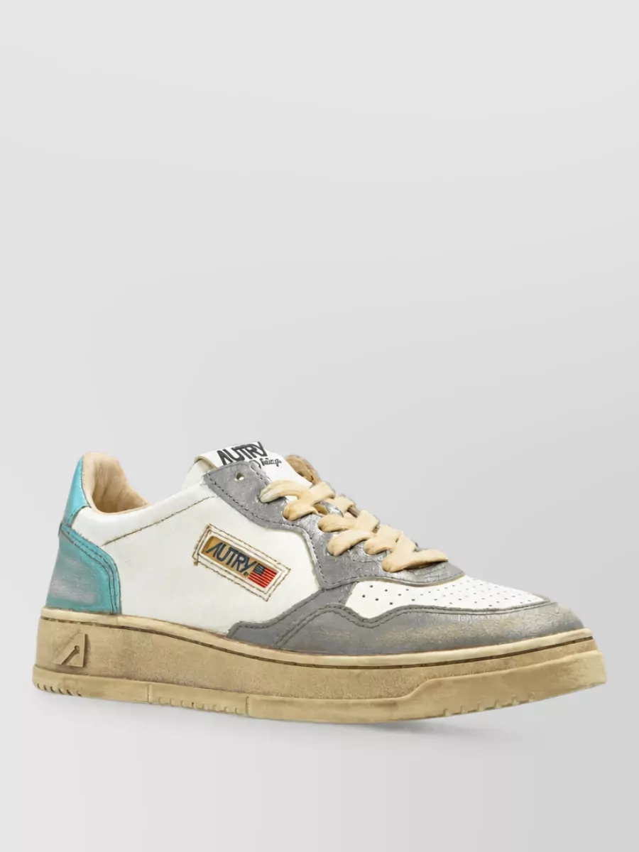 Autry Leather Lace-Up Sneakers