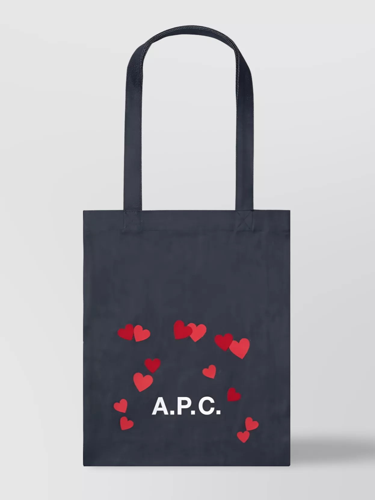 Shop Apc Vertical Denim Tote Bag
