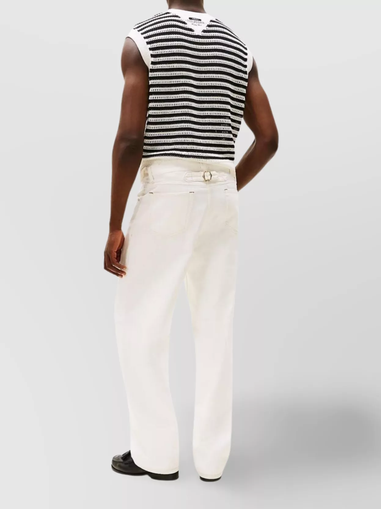 Tommy Hilfiger Straight Leg Trousers Featuring Five-Pocket Design