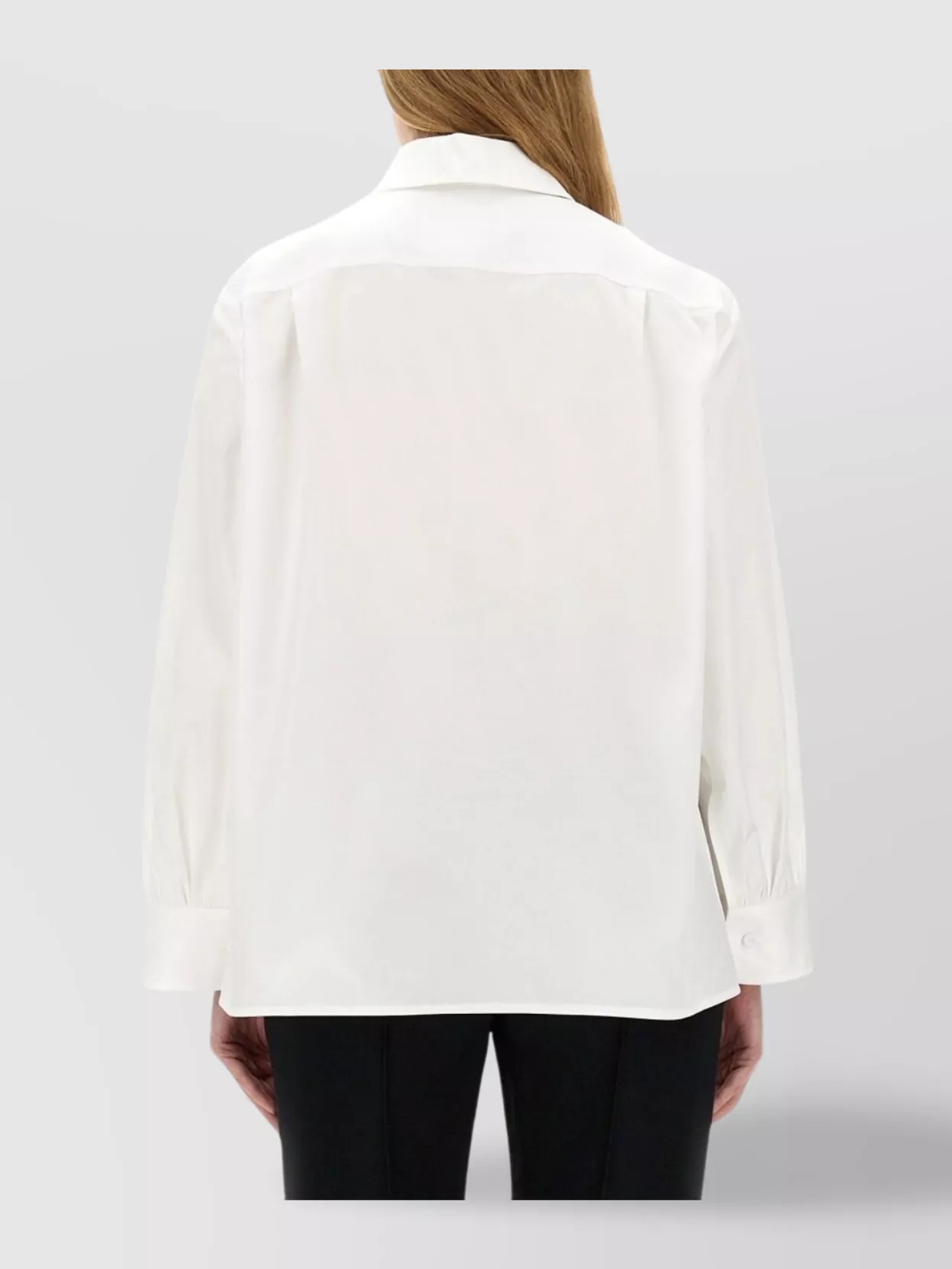Jil Sander Cotton Shirt With Long Sleeves And Collared Neck