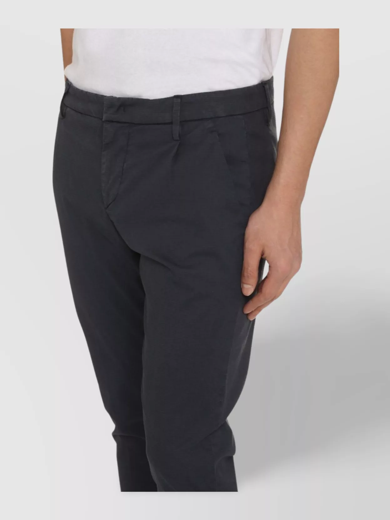Dondup Chino Trousers Cotton Cuffs Roll-up
