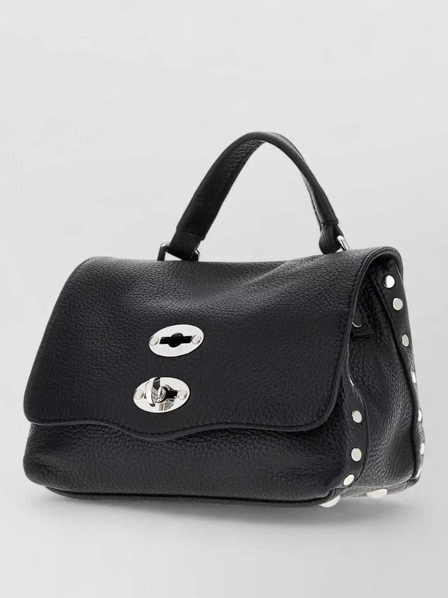 Zanellato Leather Top Handle Tote Bag