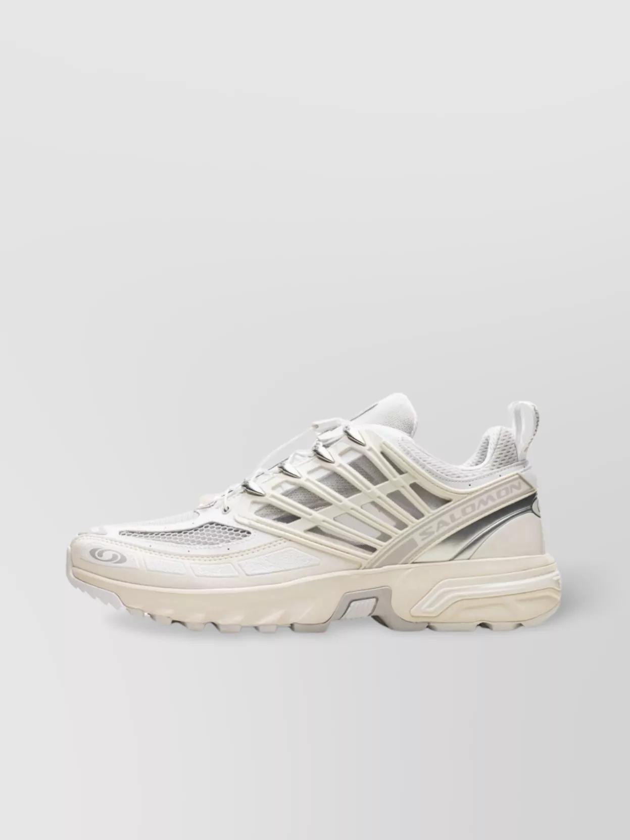 Salomon Mesh Breathable Padded Heel Reinforced Toe In Neutrals