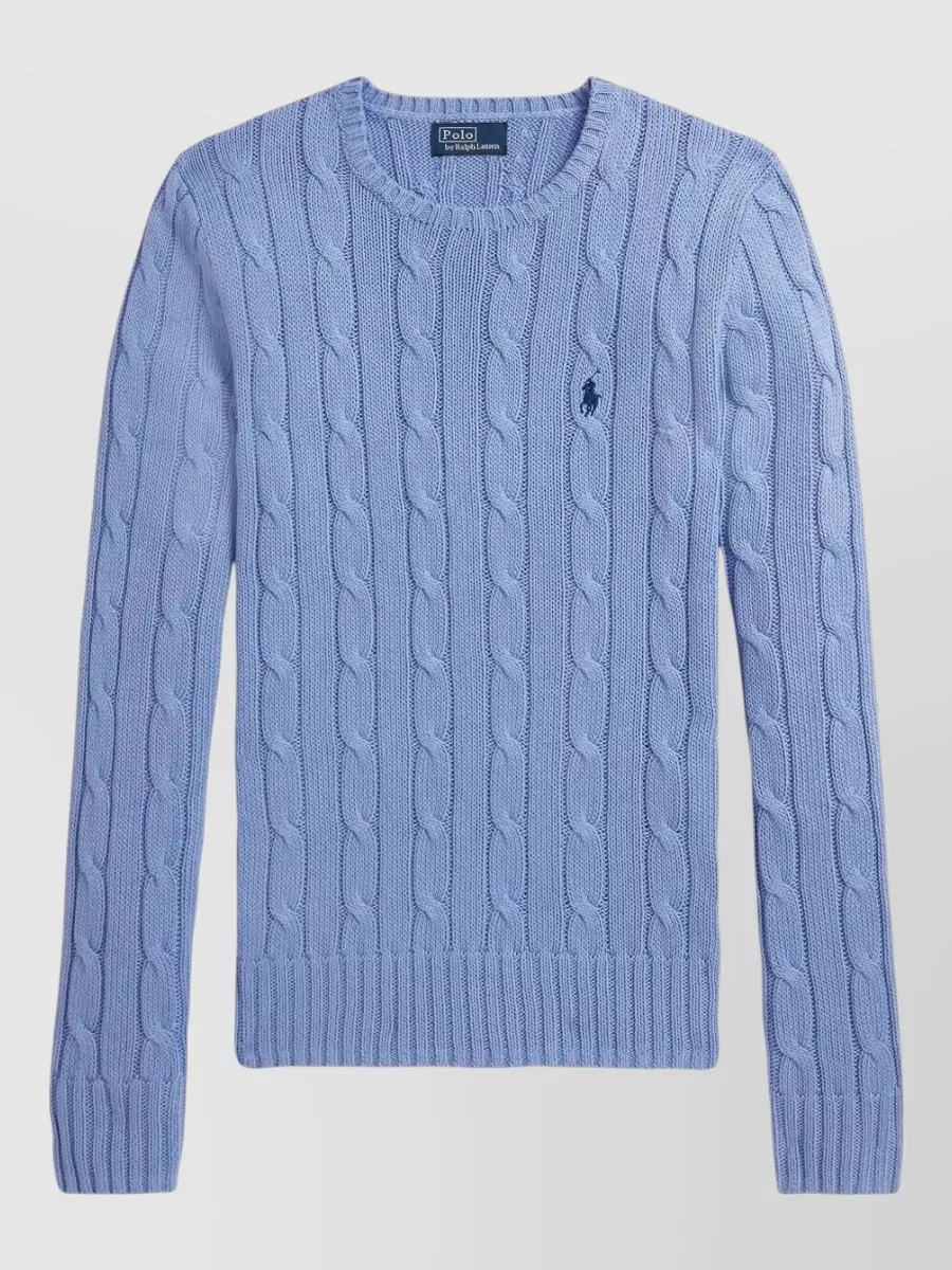 Polo Ralph Lauren Cable-knit slim-fit cotton crew-neck jumper