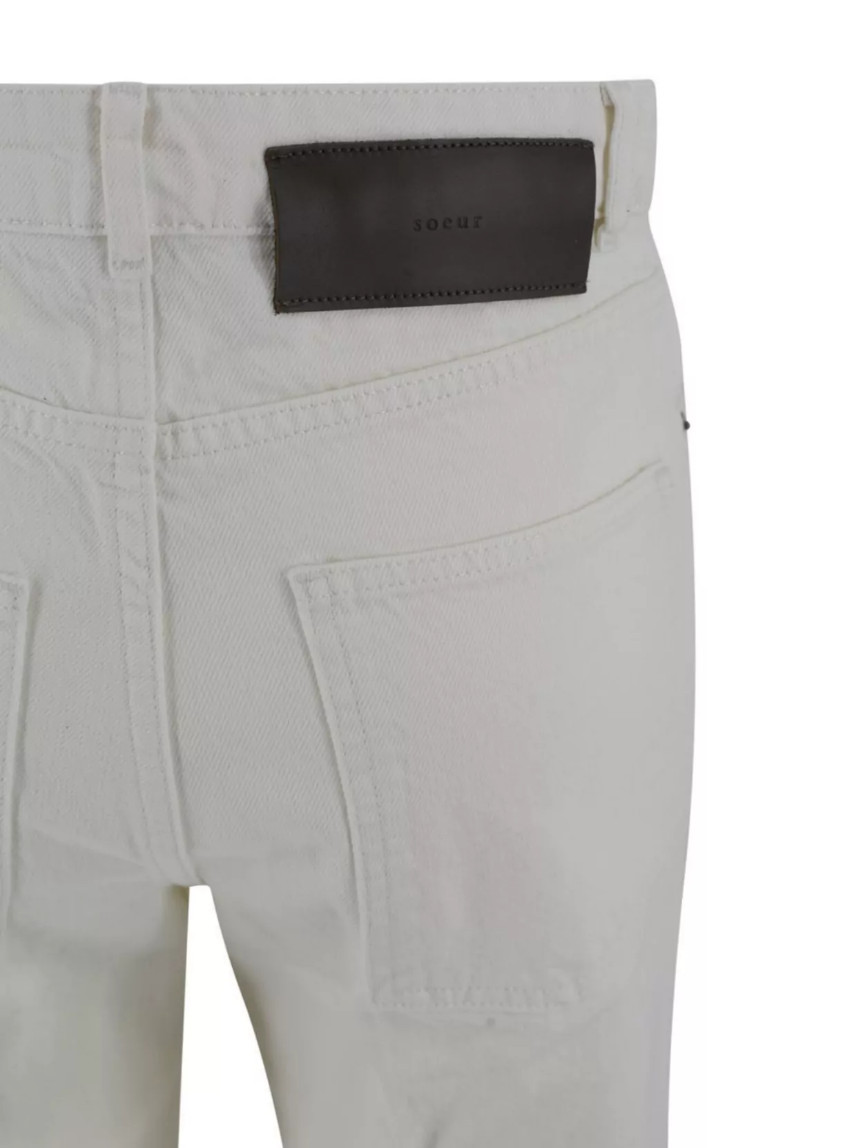 Soeur Straight Cut Mid-Rise Trousers With Italian Pockets