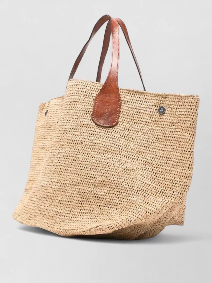 Ibeliv Raffia Beach Bag