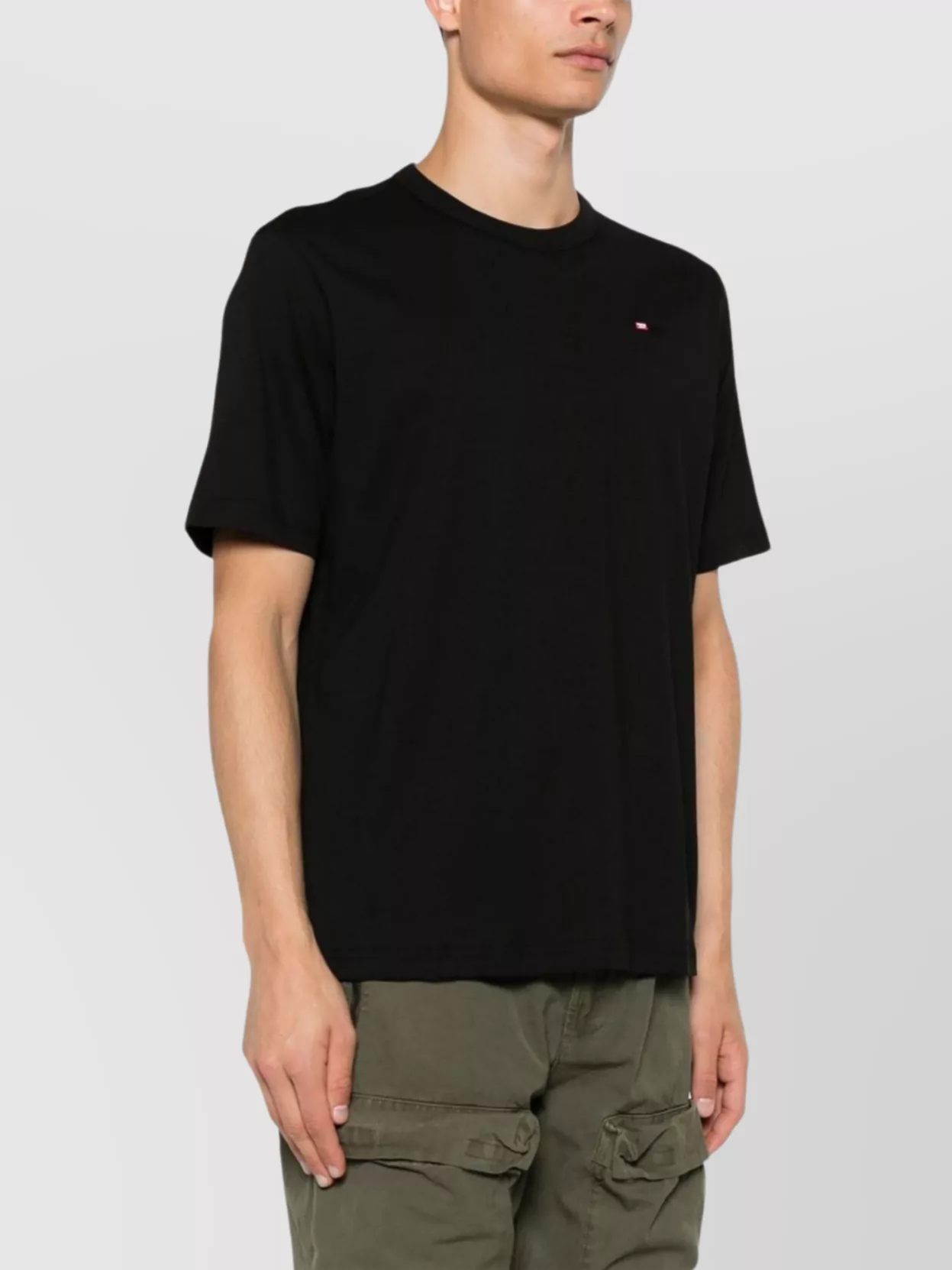Diesel Cotton T-shirt With Logo Embroidery