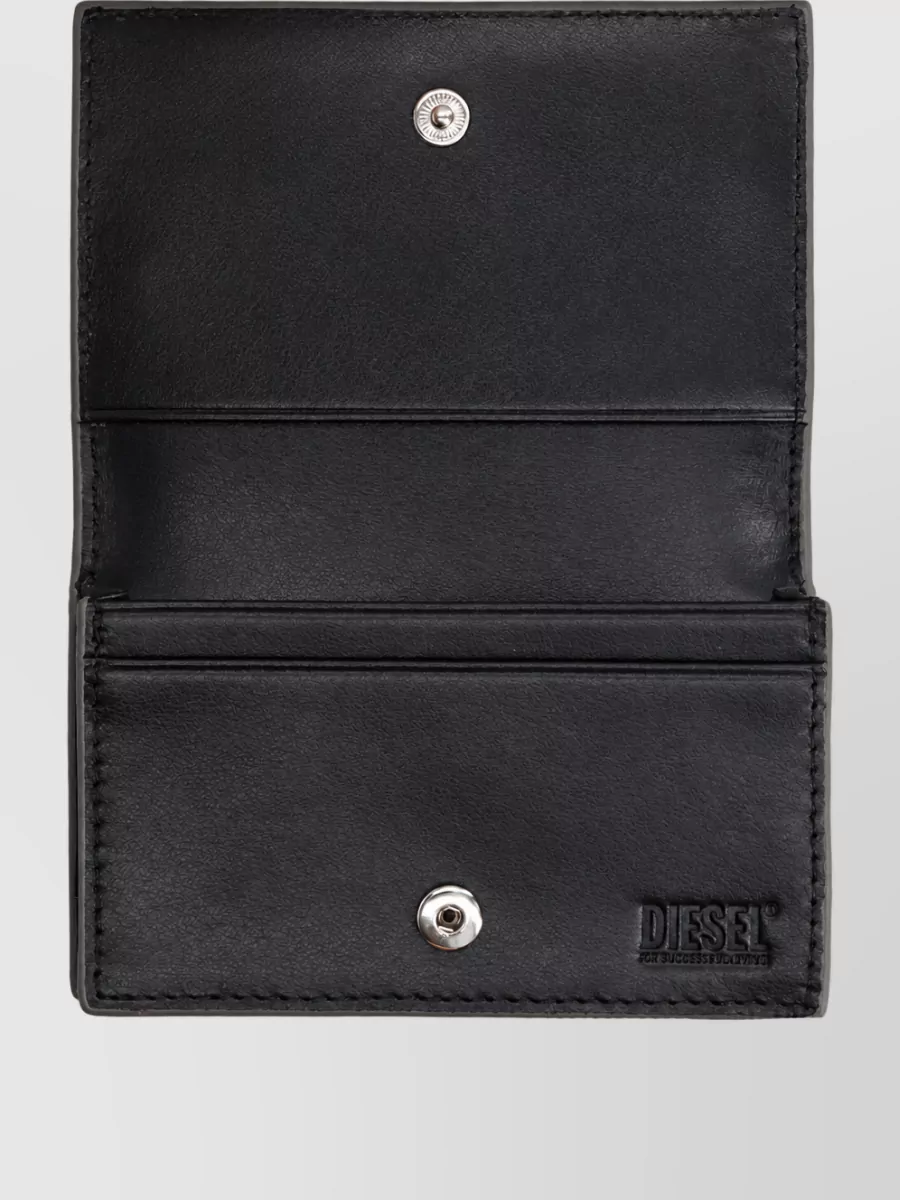 Diesel leather 1dr card holder