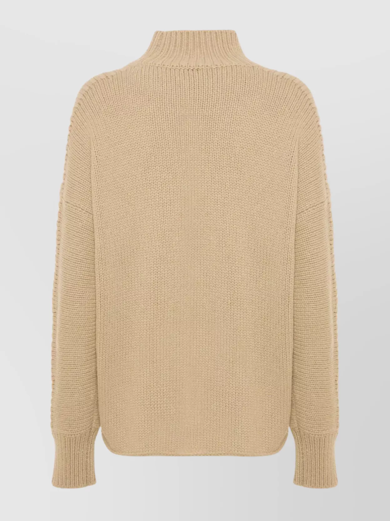 Malo Textured Knit Turtleneck Sweater With Long Sleeves