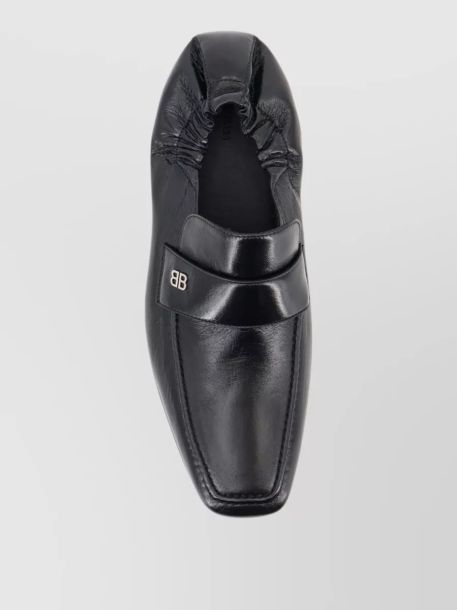 Balenciaga Leather Slippers