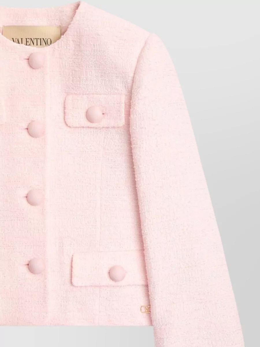 Valentino Textured Tweed Jacket