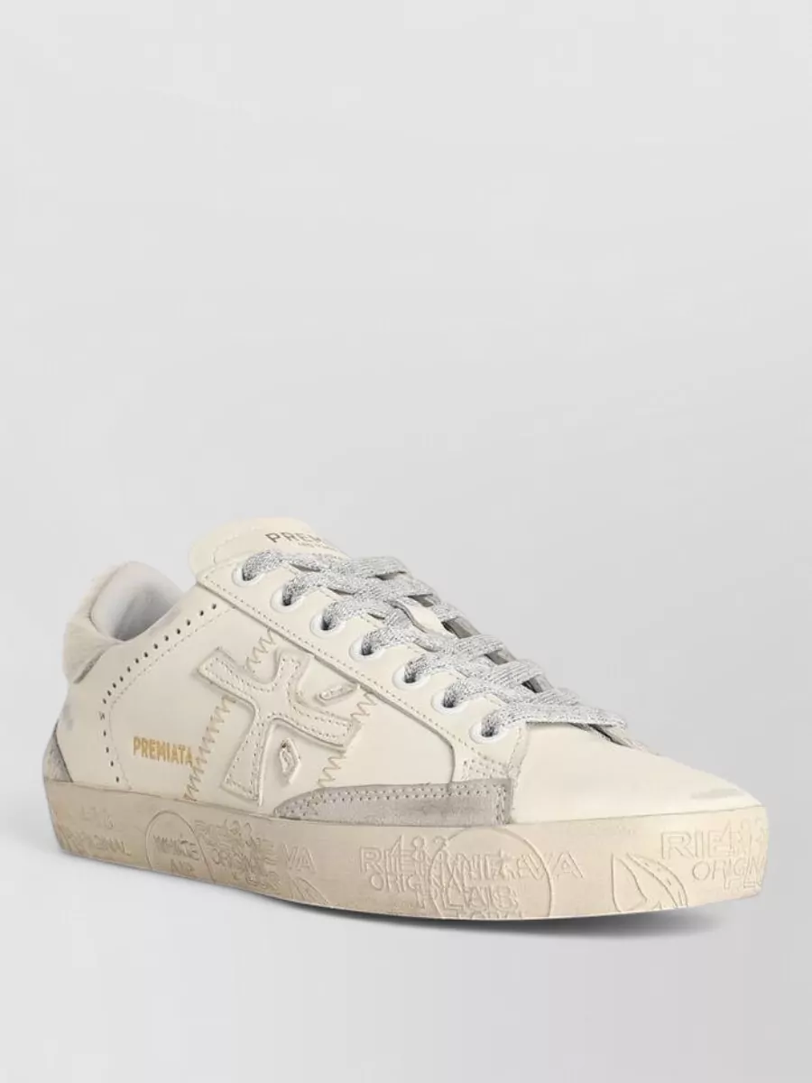 Premiata Stevende 7608 Leather Sneakers Low Top