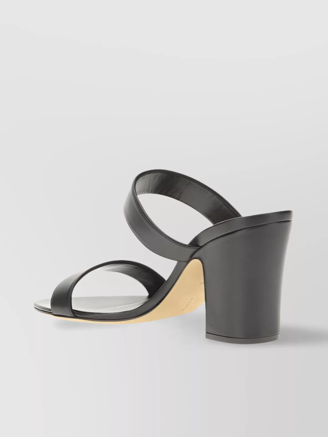 THE ROW CHIC LEATHER BLOCK HEEL