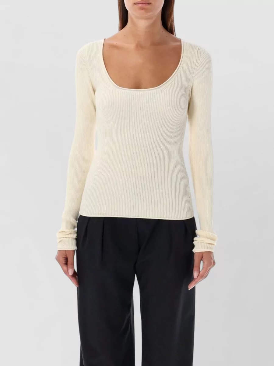 Rhea Costa Merino Wool Knitted Top