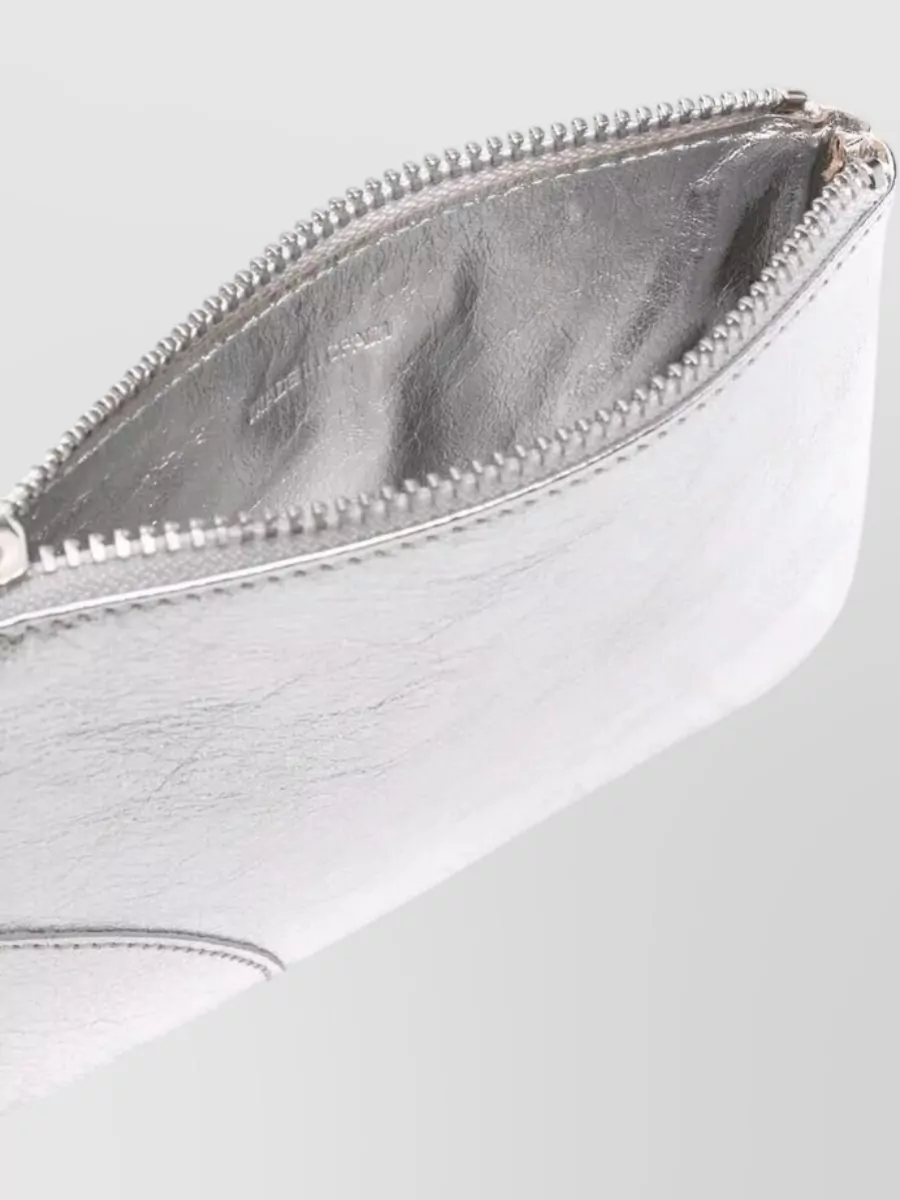 Comme Des Garçons Metallic Wallet 145X105 Mm