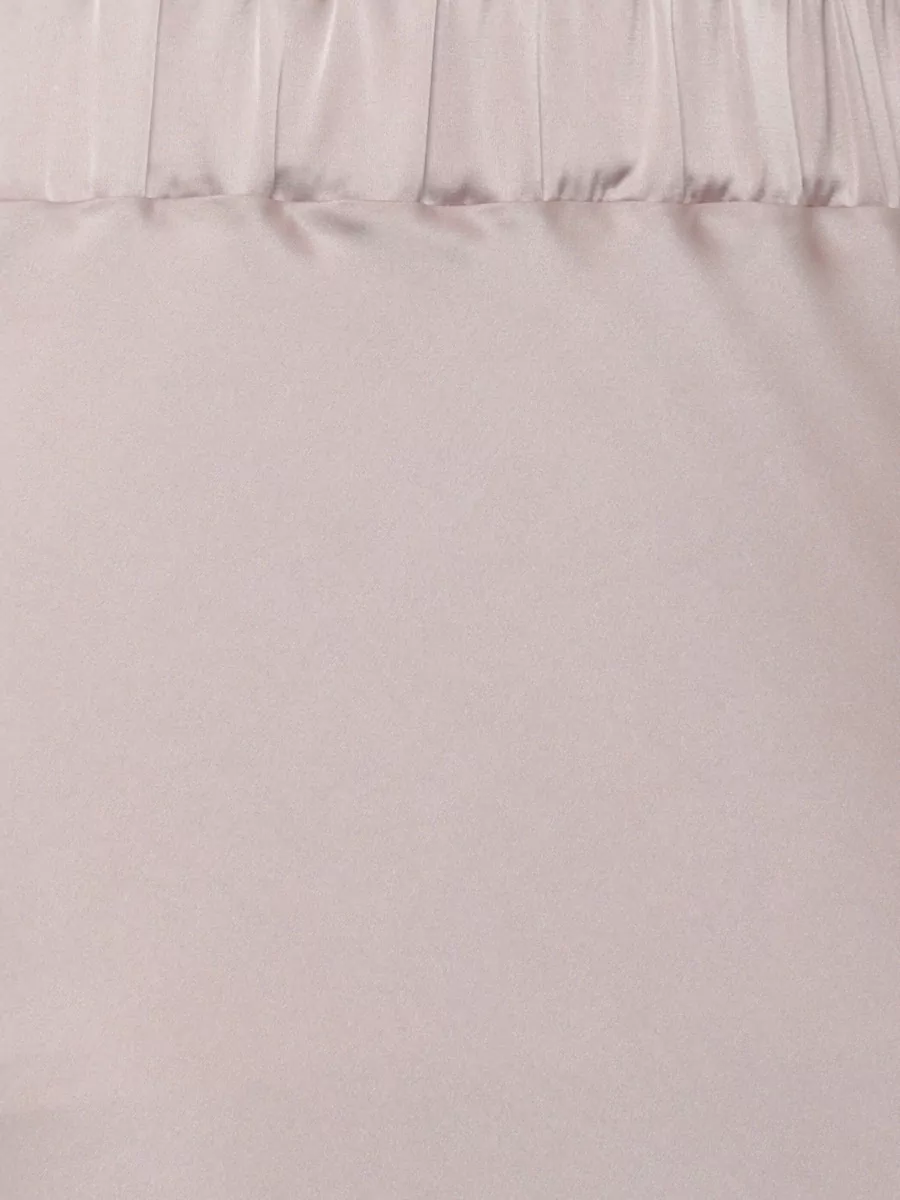D.exterior Knee-Length Fitted Skirt