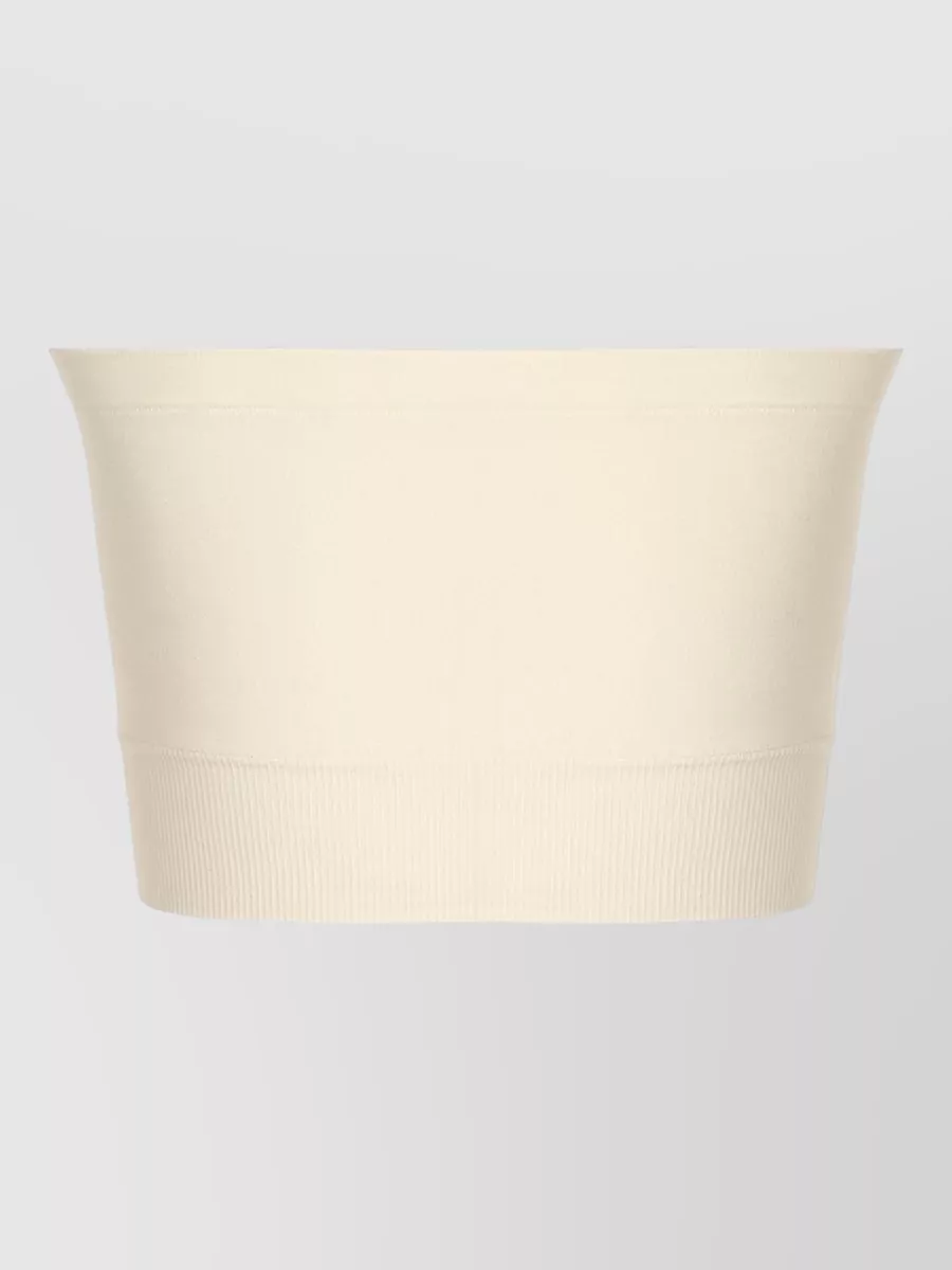 Wolford Seamless Bandeau Top Ribbed Hem Strapless