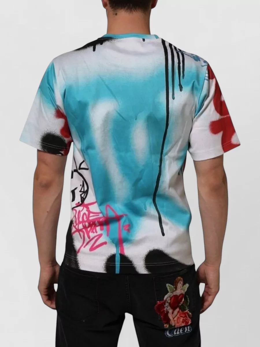 Dolce&Gabbana Printed Crew-Neck Short-Sleeve T-Shirt