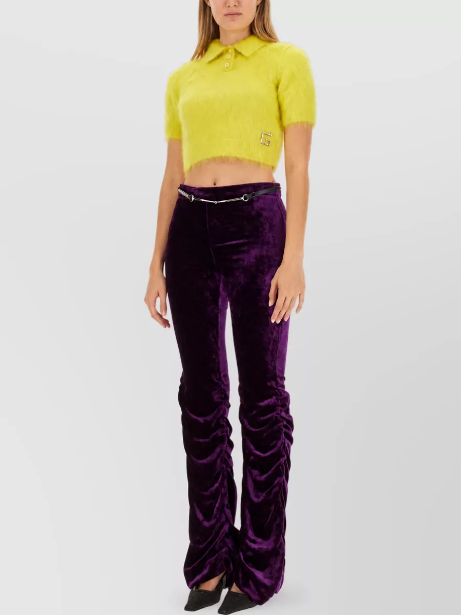Gucci Velvet Flared Trousers