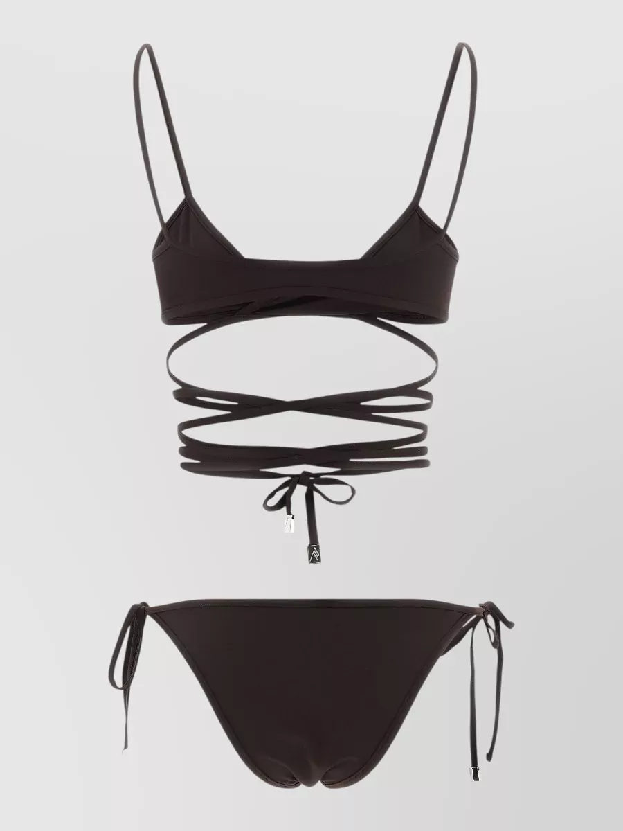 The Attico low-rise triangle bikini