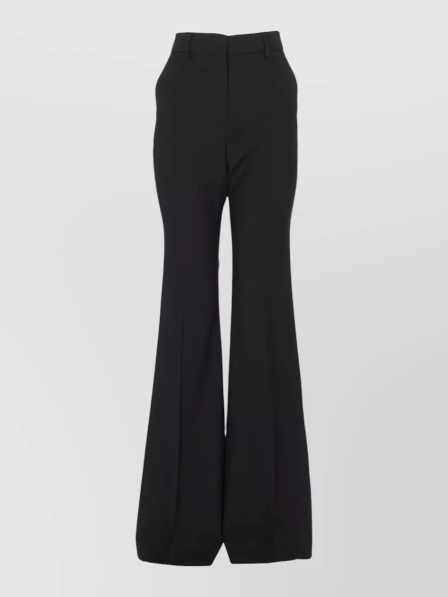 Sportmax wool flared trousers
