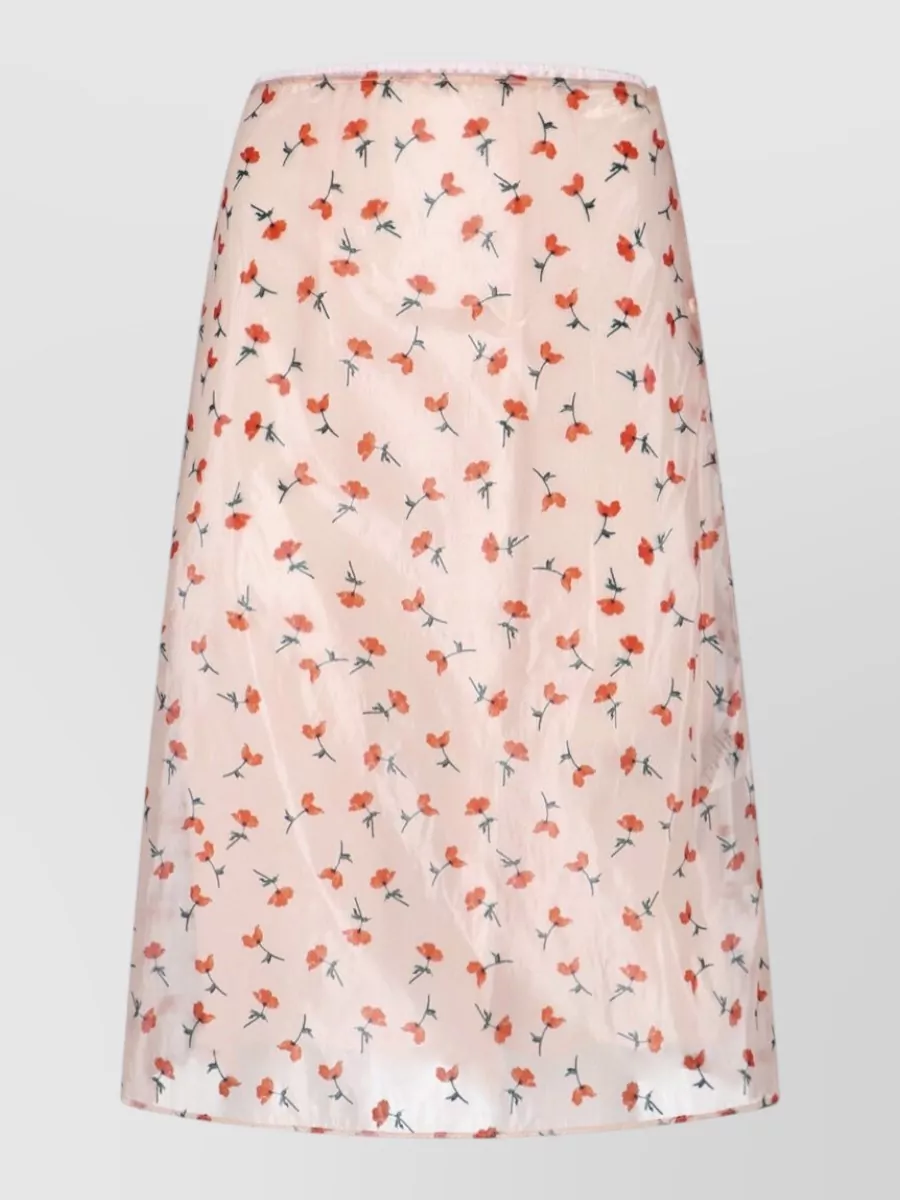 Jil Sander Midi A-Line Skirt