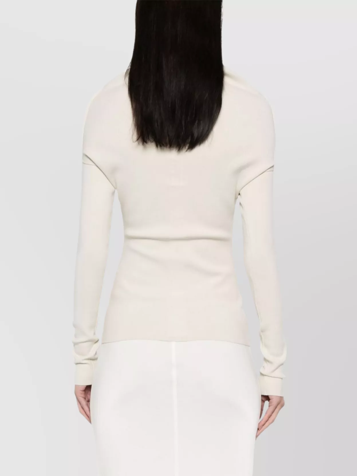 Rick Owens Draped Long-sleeves Top