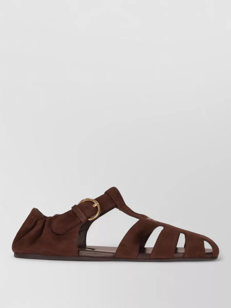 Miu Miu leather sandals