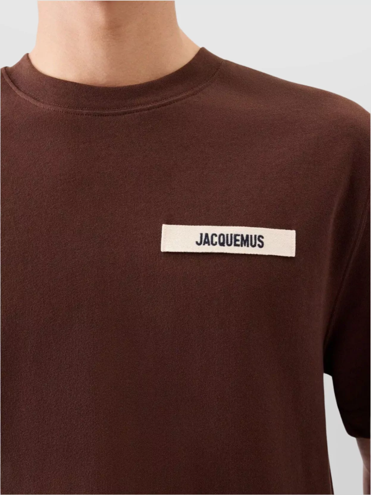 Jacquemus Gros Grain Crew Neck T-Shirt