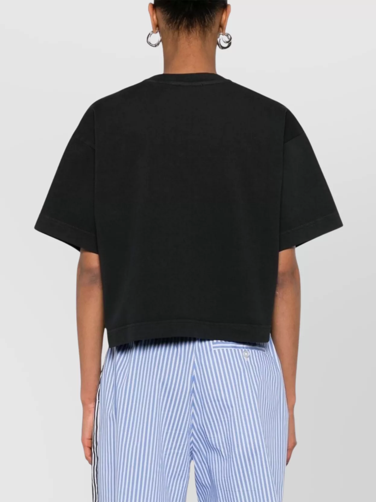 Shop Autry Crew Neck Cropped Top