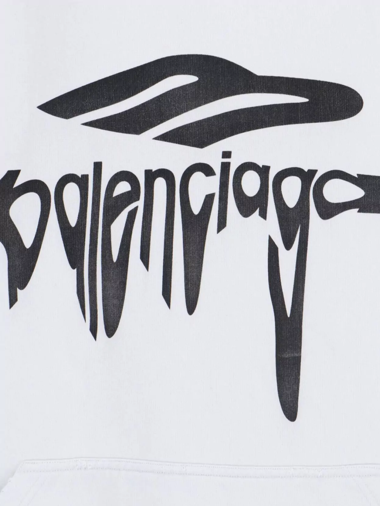Balenciaga Hooded Distressed Knitwear Sweater