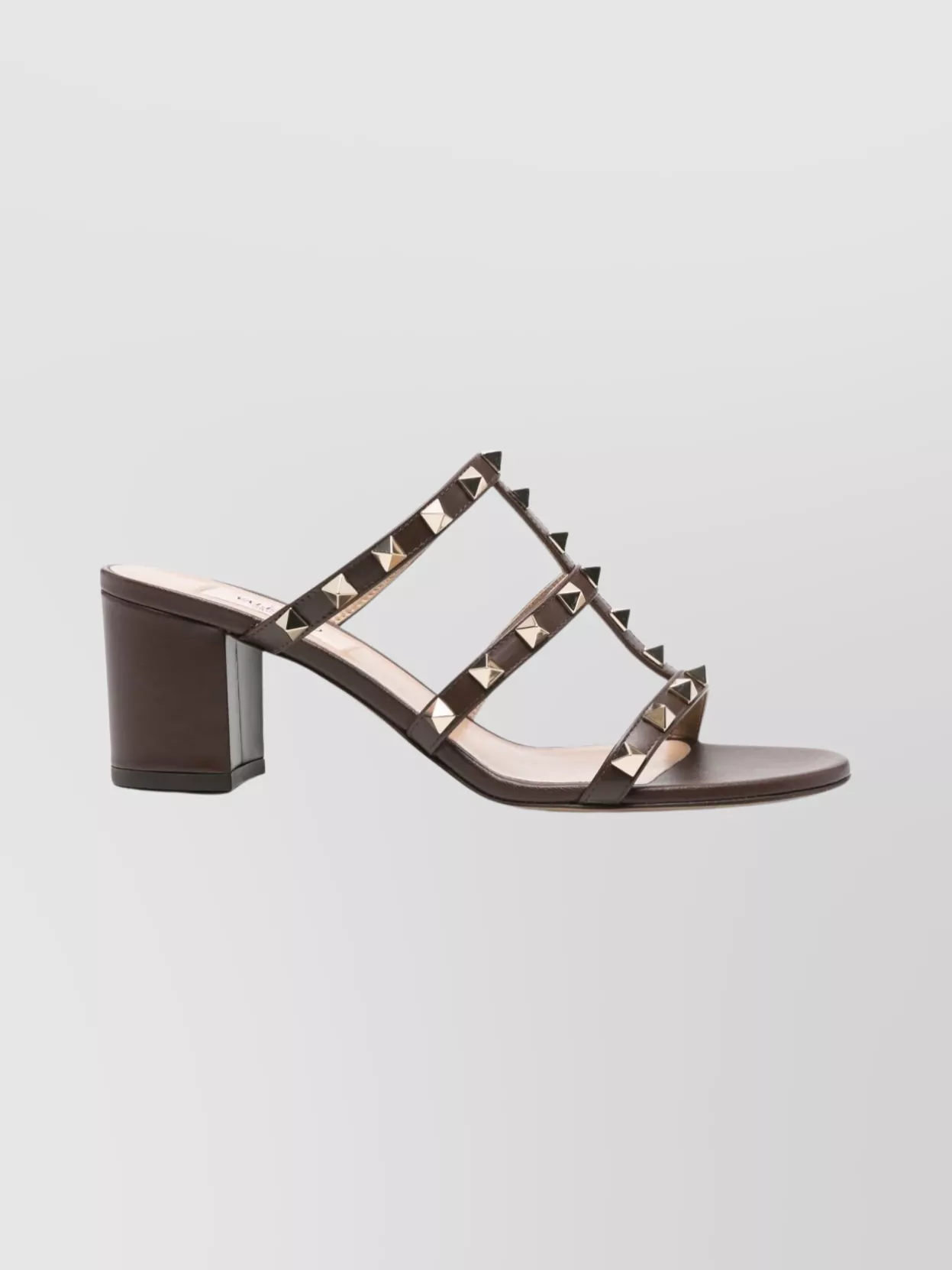 Valentino Garavani Studded Multi-Strap Block Heel Sandals