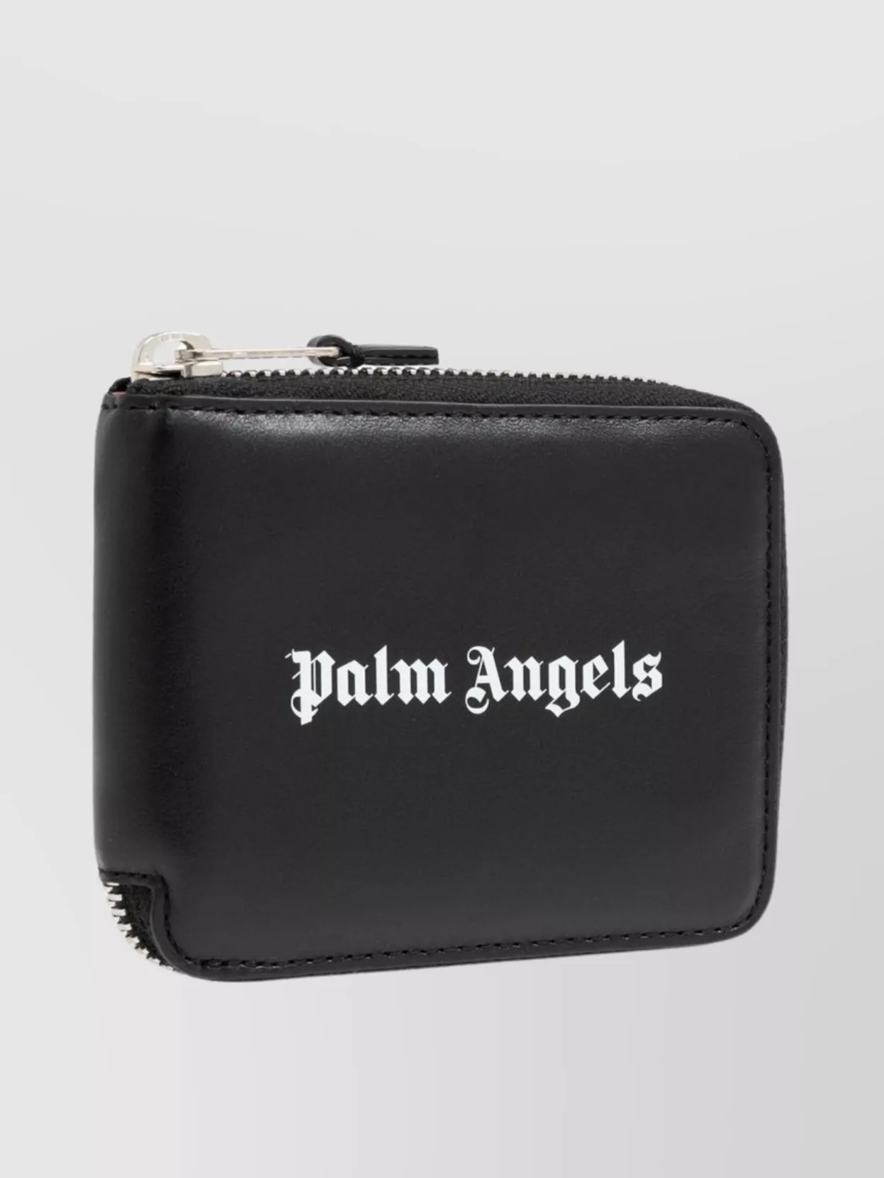Palm Angels Logo Zip Around Wallet With Dust Bag