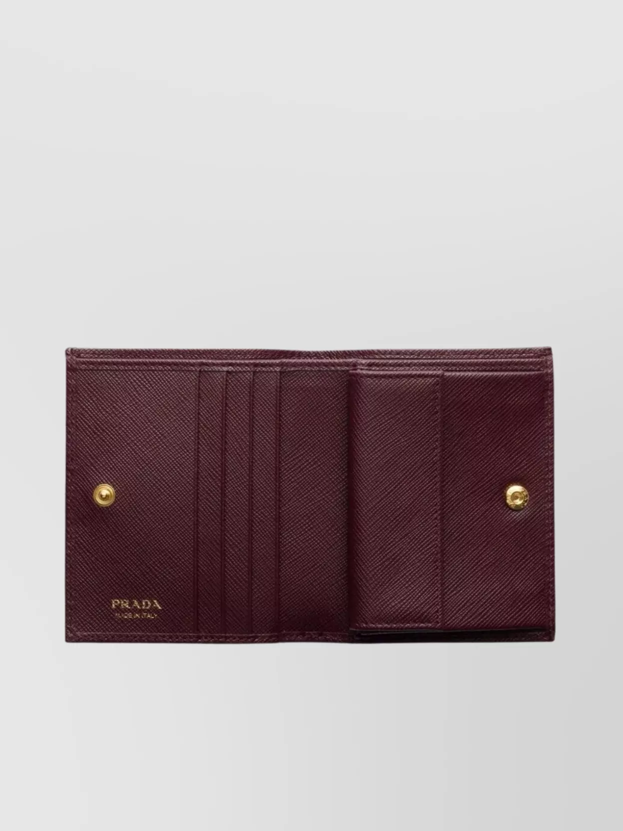 Prada Petite Portefeuille En Cuir Saffiano