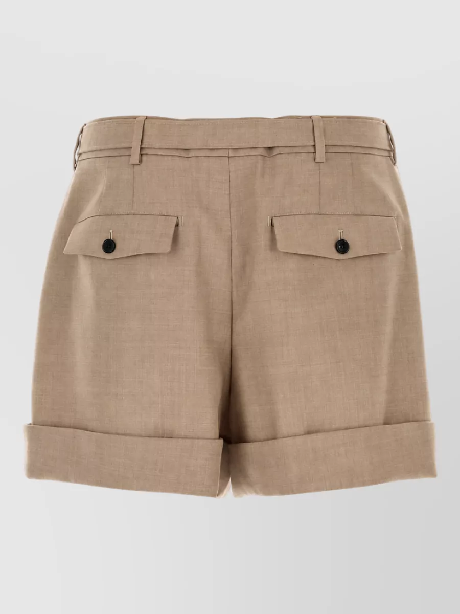 Saint Laurent Wool Bermuda Shorts