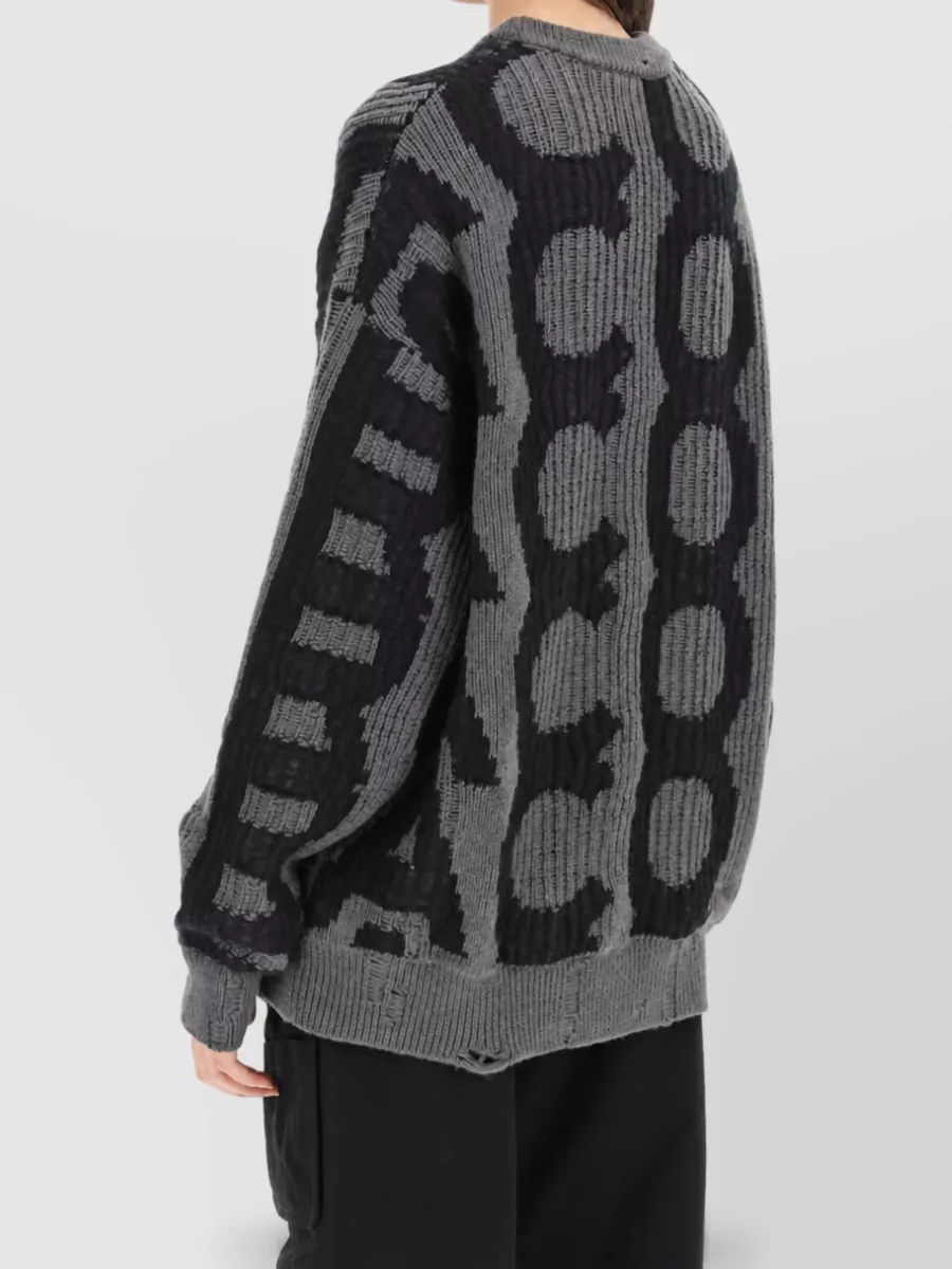 Marc Jacobs Merino Wool Distressed Jumper