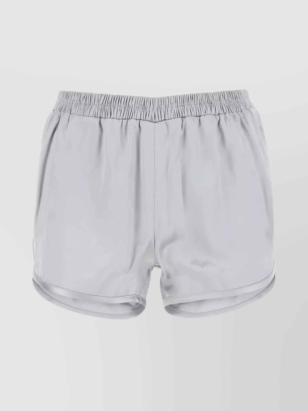 Shop Christopher Esber Viscose Waist Shorts With Side Slits And Seam Pockets