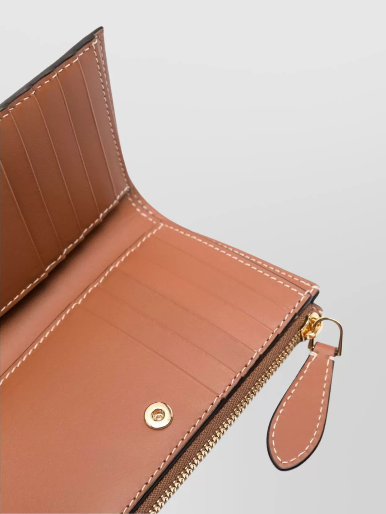 Burberry Beige Check Large Bifold Wallet