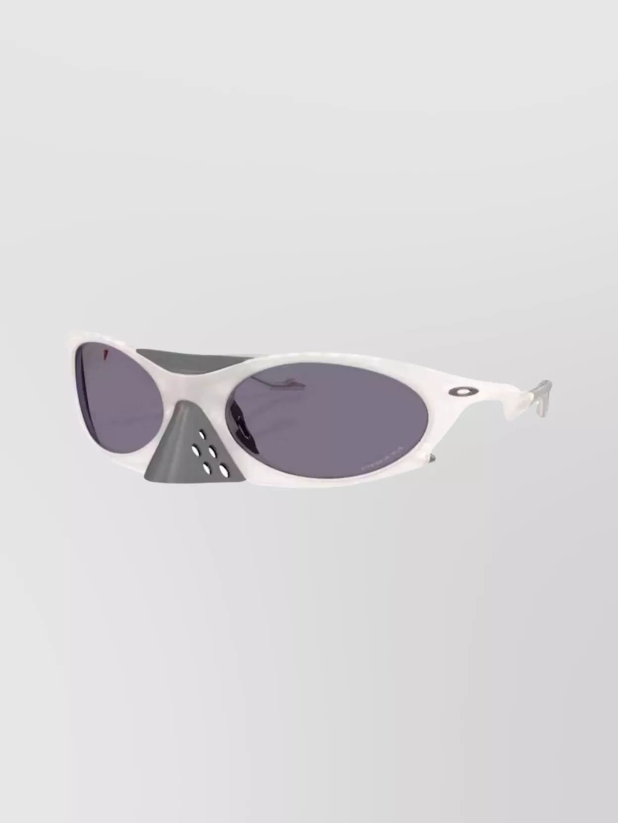 Oakley Oval Sunglasses With Curved Arms And Nose Bridge