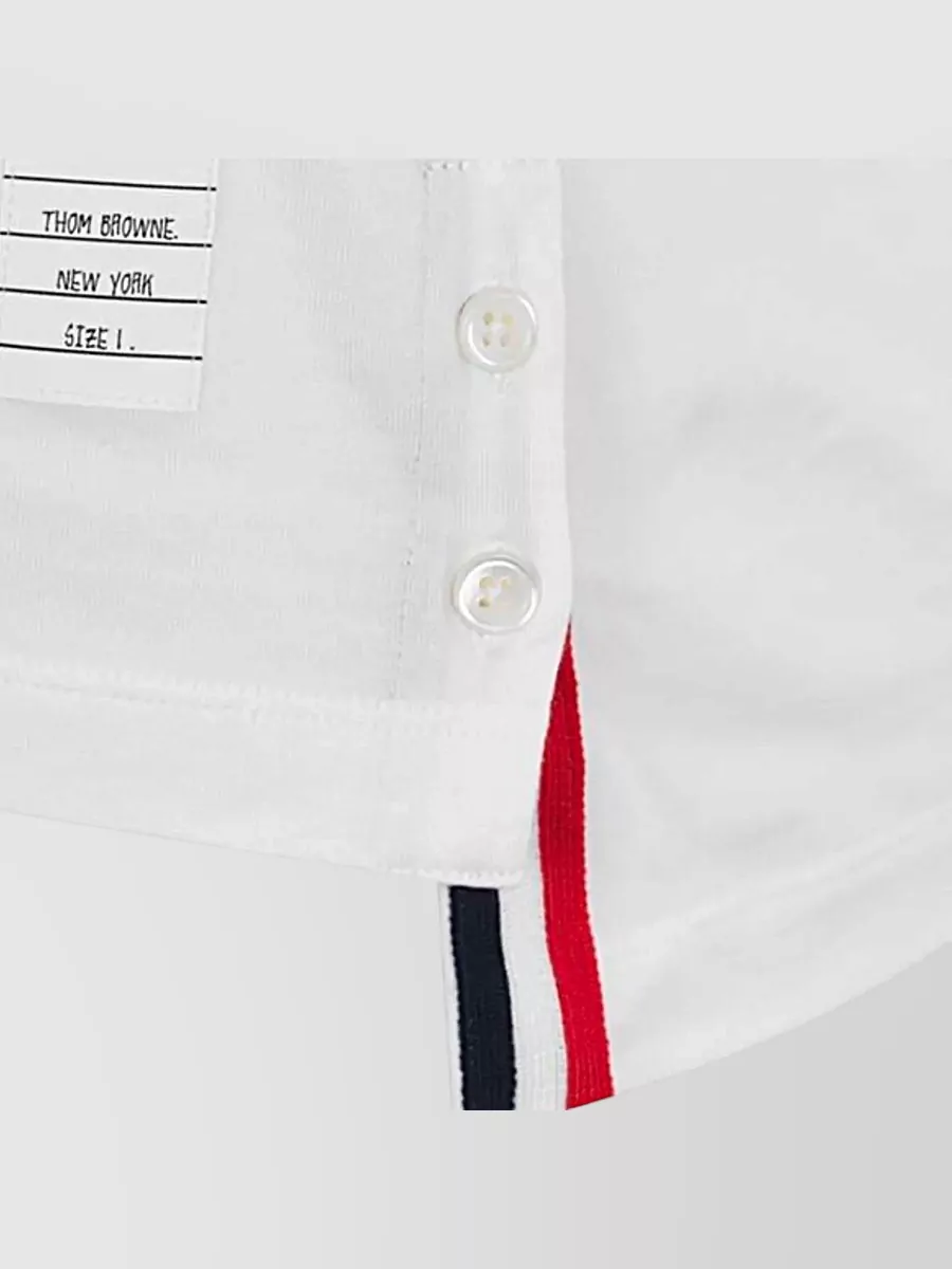 Thom Browne Cotton Short-Sleeve Polo Shirt