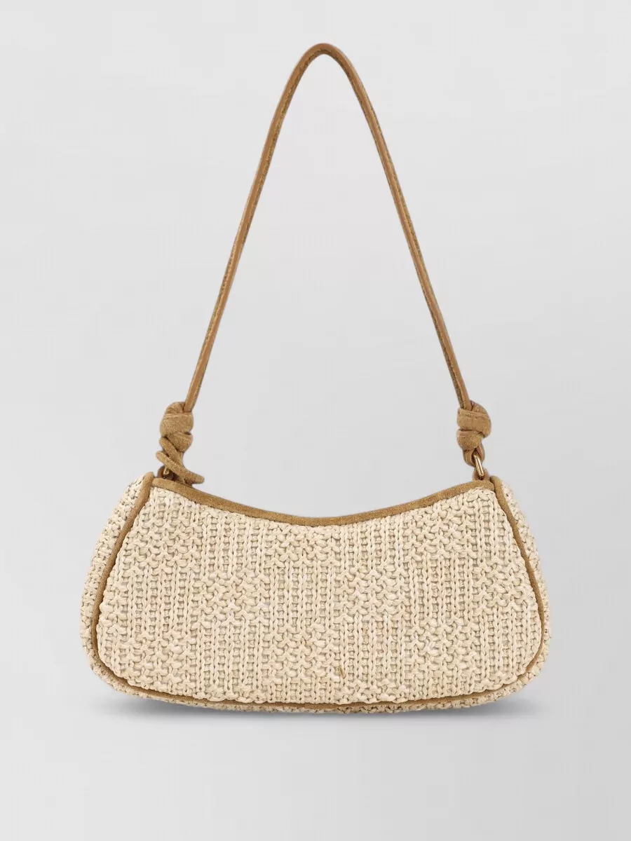 Marc Jacobs Shoulder Bag Floral Accent Knotted Strap