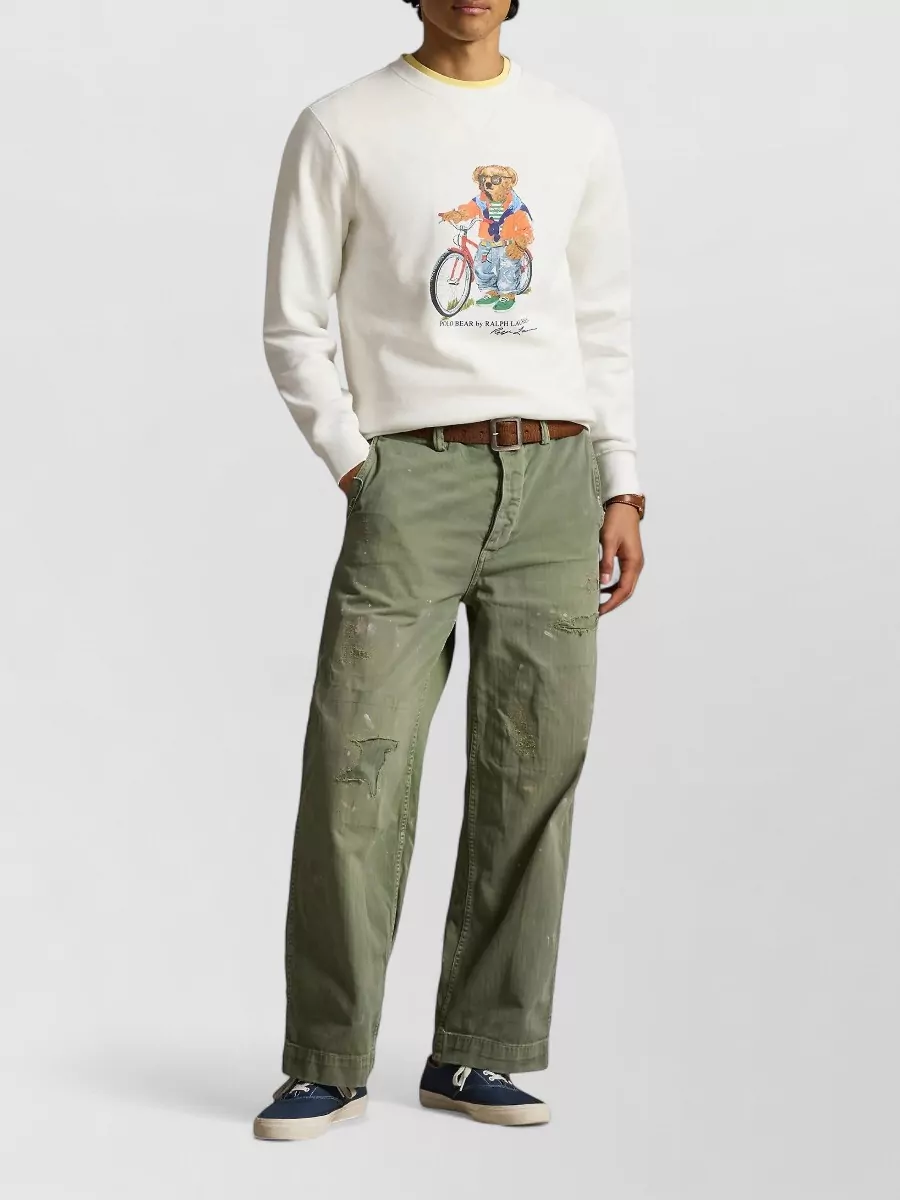 Polo Ralph Lauren Cotton Blend Printed Sweatshirt